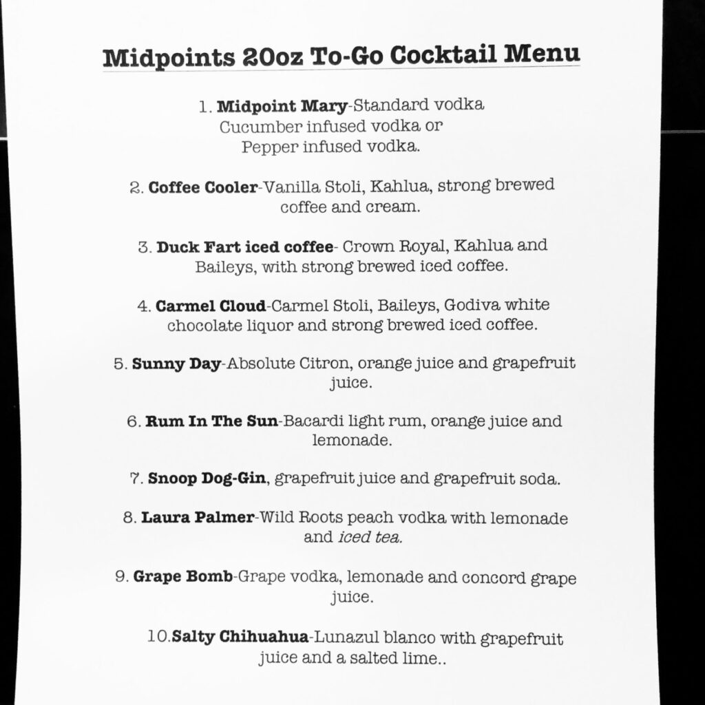 Midpoint Food & Drink Menu 1