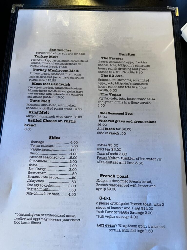 Midpoint Food & Drink Menu 2