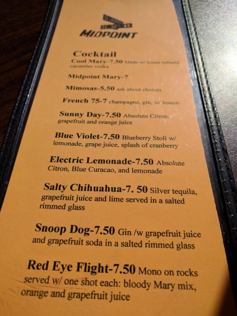 Midpoint Food & Drink Menu 5